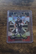 2023 Panini Select Concourse Bijan Robinson RC #4 Black & Red Prizm Die-Cut (RC)