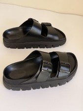 Sandalia de plataforma gruesa Papillio de Birkenstock Arizona en negro talla 37 rara