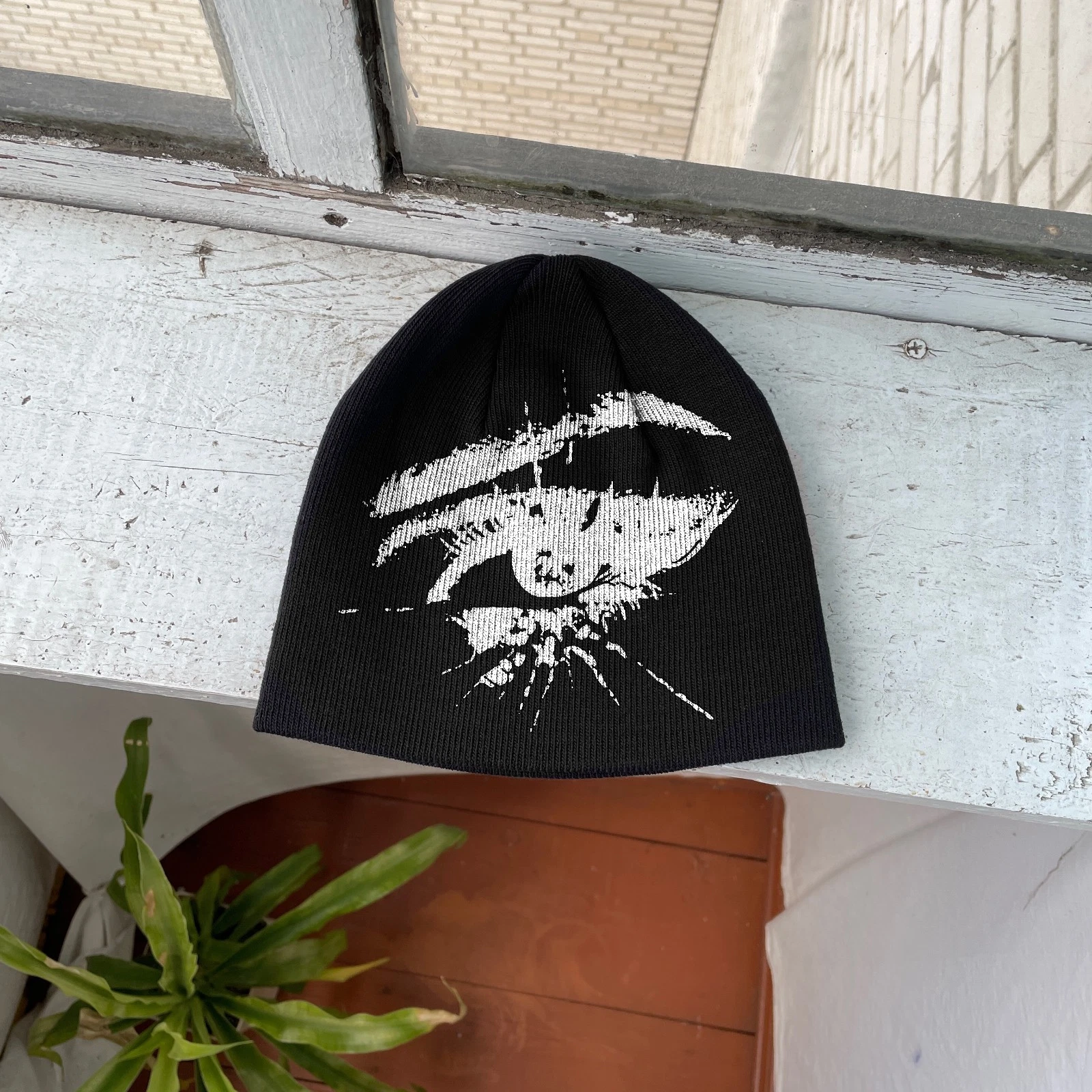 Bleeding Angel Beanie Hat Dark Fantasy Gothic Y2K Streetwear