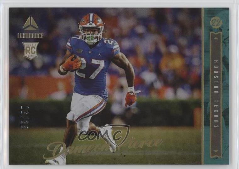 2022 Panini Luminance Rookie Teal 16/35 Dameon Pierce #184 Rookie RC s5j