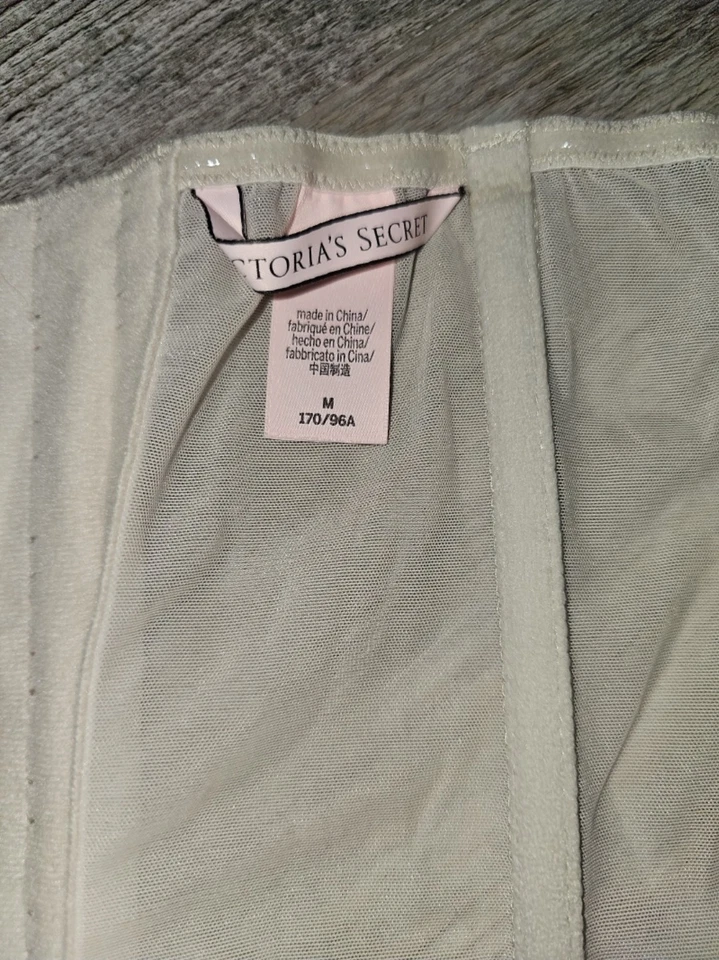 Серебряный мерцающий корсет на косточках - Victoria's Secret - Изображение 2 из 4