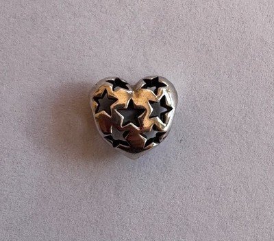Pandora S925 ALE Openwork Star Charm Sterling Silver Bead