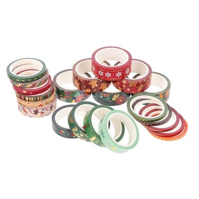 21 Rolls Dekoratives Klebeband Washi-klebeband Scrapbook-Klebeband