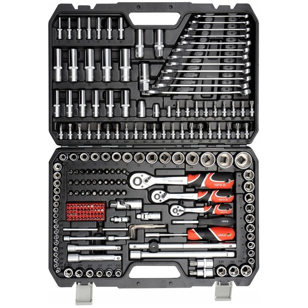 SteckschlüSsel-Satz Chrom-Vanadium-Stahl As-Drive 216 Teile Yato YT-38841-image
