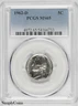 1962-D Jefferson Nickel PCGS MS65 Blast White