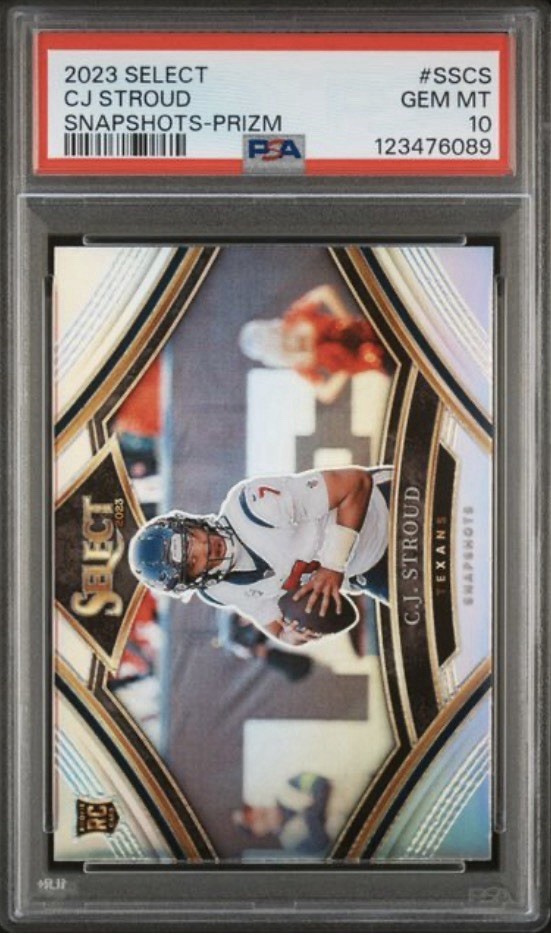 CJ Stroud Panini Select Snapshots #SSCS Prizm