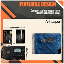 V115 Shortwave Radio, Digital Radio AM FM, Shortwa