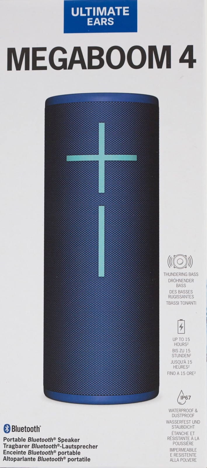 LOGITECH Ultimate Ears MEGABOOM 4 Lautsprecher Cobalt Blue blau