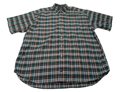 Dockers Kurzarmhemd grün kariert Gr. XL #174msch