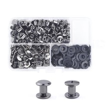 MABAHON 80 Sätz Chicago Buchschrauben M5x6 mm Schraubnieten Beiträge Nagel R
