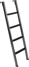 Anti-Slip RV Bunk Ladder, 57in Integrated Heavy Duty Steel Camper Bunk Bed Ladde