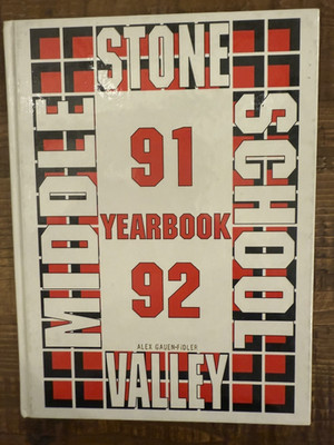 Stone Valley Middle School Alamo CA 1991 1992 Yearbook FREE SHIPPING!