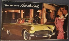 1957 Ford Thunderbird Brochure Folder Nice Original 57 T-bird Not a Reprint
