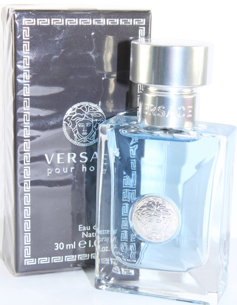 VERSACE POUR HOMME BY VERSACE 1.0 OZ EDT SPRAY FOR MEN NEW IN BOX