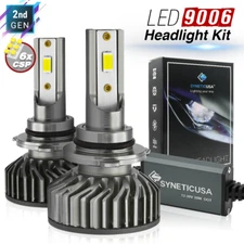 9006 LED Low Beam LED Headlight Conversion Kit DRL Light Bulbs CSP 6000K