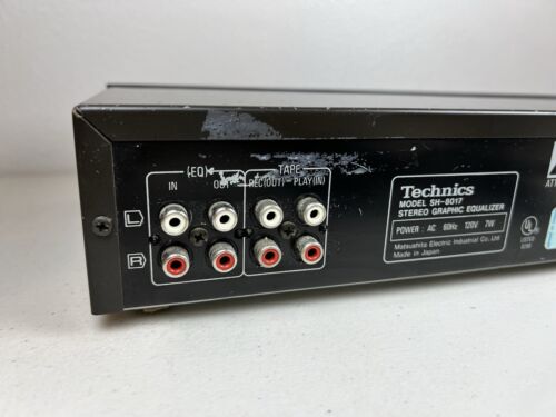 Vintage Technics SH-8017 Stereo Graphic Equalizer 2 Channel 7 Band TESTED - Picture 13 of 19