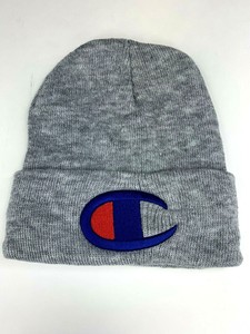 champion c logo beanie