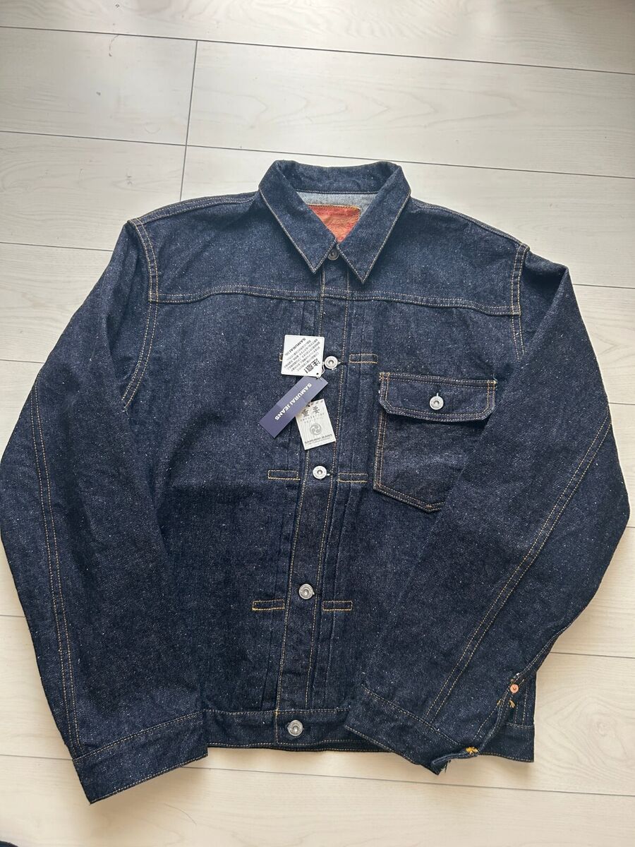 Samurai Jeans S0551XX 1st Type - Denim Jacket Indigo One Washed 38.40.42.44.46 | eBay Samurai Jeans S0551XX 1st Type - Denim Jacket Indigo One Washed 38.40.42.44.46 | eBay