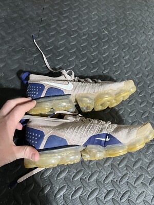 vapormax diffused taupe on feet