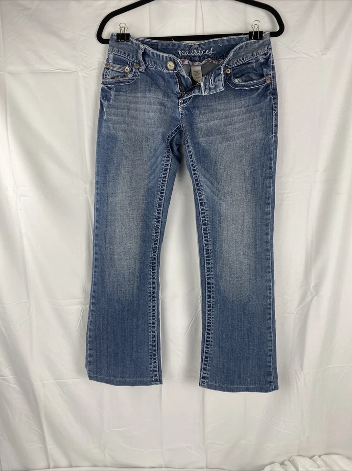 Pantalones de mezclilla cortos Maurices originales para mujer talla 3/4 Foto 3 de 4