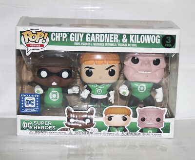 Funko POP! DC Super Heroes Ch'p Guy Gardner Kilowog 3-pack Legion of Collectors