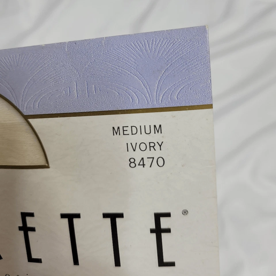 DE COLECCIÓN Vassarette Marfil Panty Modelador Control Abdomen Medias de Nylon M Foto 3 de 4