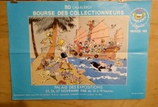 Affiche Poster 60 x 43 cm BD Charleroi Salon nov 1988 Franquin Marsupilami
