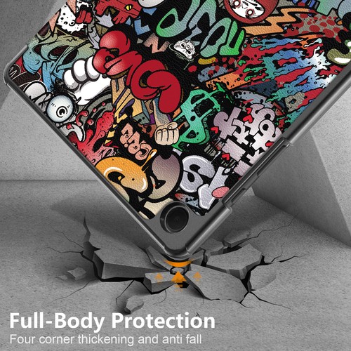 Folio Ultra Slim Leather Stand Magnetic Case Cover For Samsung Galaxy Tab A9/A9+ - Picture 108 of 122