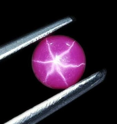 Natural 6 Rays Star Ruby 0.80 Ct Certified Loose Gemstone With Free Gift