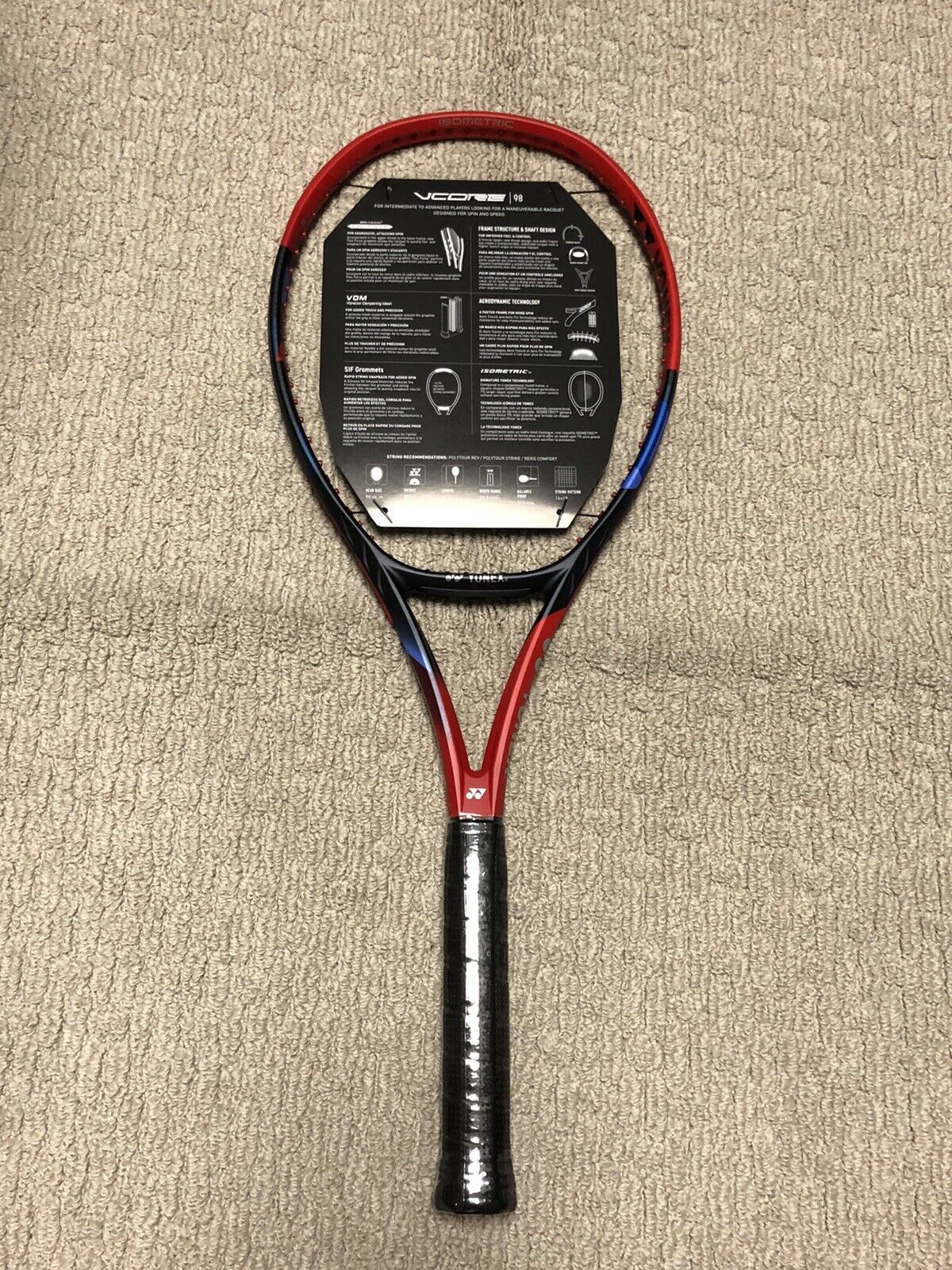 2023 NEW Yonex Vcore 98 Tennis Racquet Unstrung Grip Size 4 3/8 | eBay