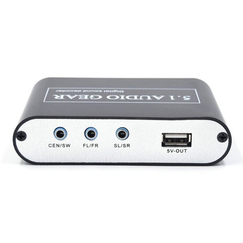 5.1 Audio Gear Digital to 5.1CH Analog Surround Sound Rush Decoder AC3/DTS+Plug - Picture 6 of 9