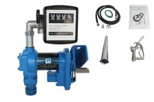 12V Diesel Gasoline Fuel Transfer Pump with Gallon Digital Nozzle Anti-Explosive