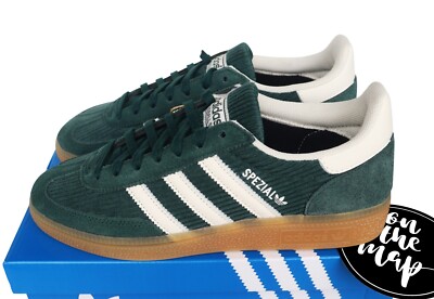 Adidas Handball Spezial Corduroy Dark Green White UK 4 5 6 7 8 US IG1976 New