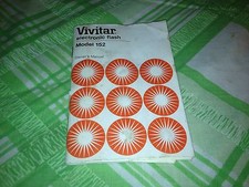 Vivitar Electronic Flash Model 152 Manual