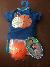 My Life As Boy Blue Sports Outfit fits 18 Doll New