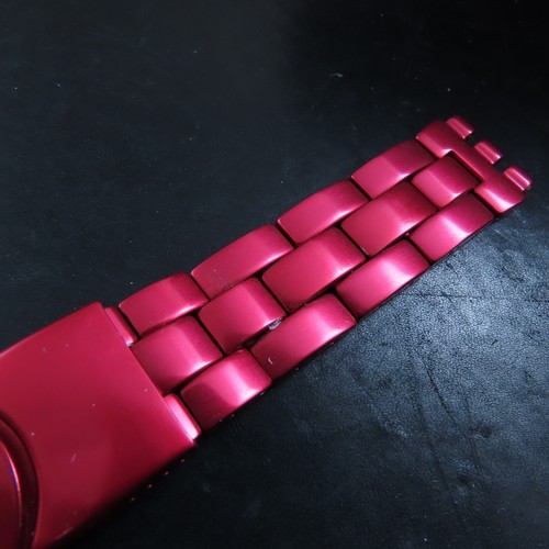 NEW SWISS MADE SWATCH ALUMINIUM & STAINLESS STEEL 22MM MEN WATCH BANDS - Picture 4 of 7