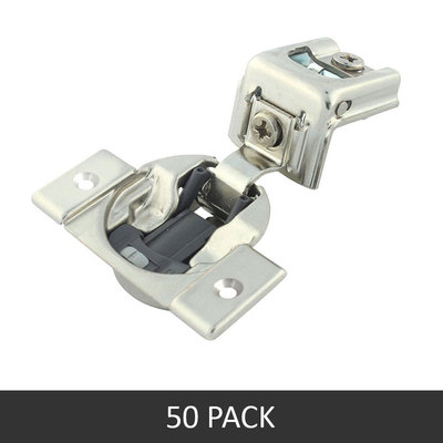 50 Pack Blum COMPACT BLUMOTION Soft Close 38C 1-1/4'' Overlay Hinge 38C355B.20