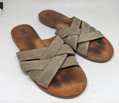 FRYE Criss Cross Slide Sandal Women's size