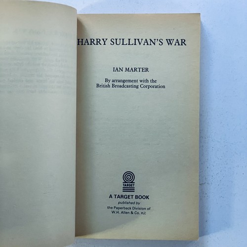 Companions Doctor Who Harry Sullivan's War Ian Marter Paperback 1986 EXCELLENT - Picture 5 of 14