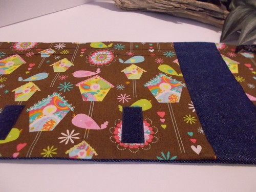 Shopping Cart Handle Cover for Grocery Cart Handles Bird and Birdhouse Fabric - Picture 2 of 13