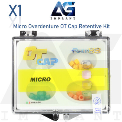 Kit De Capuchons Silicone Micro Pour Attachement Dentaire Rhein83 - Différentes Forces De Rétention