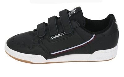 adidas continental 80 strap black