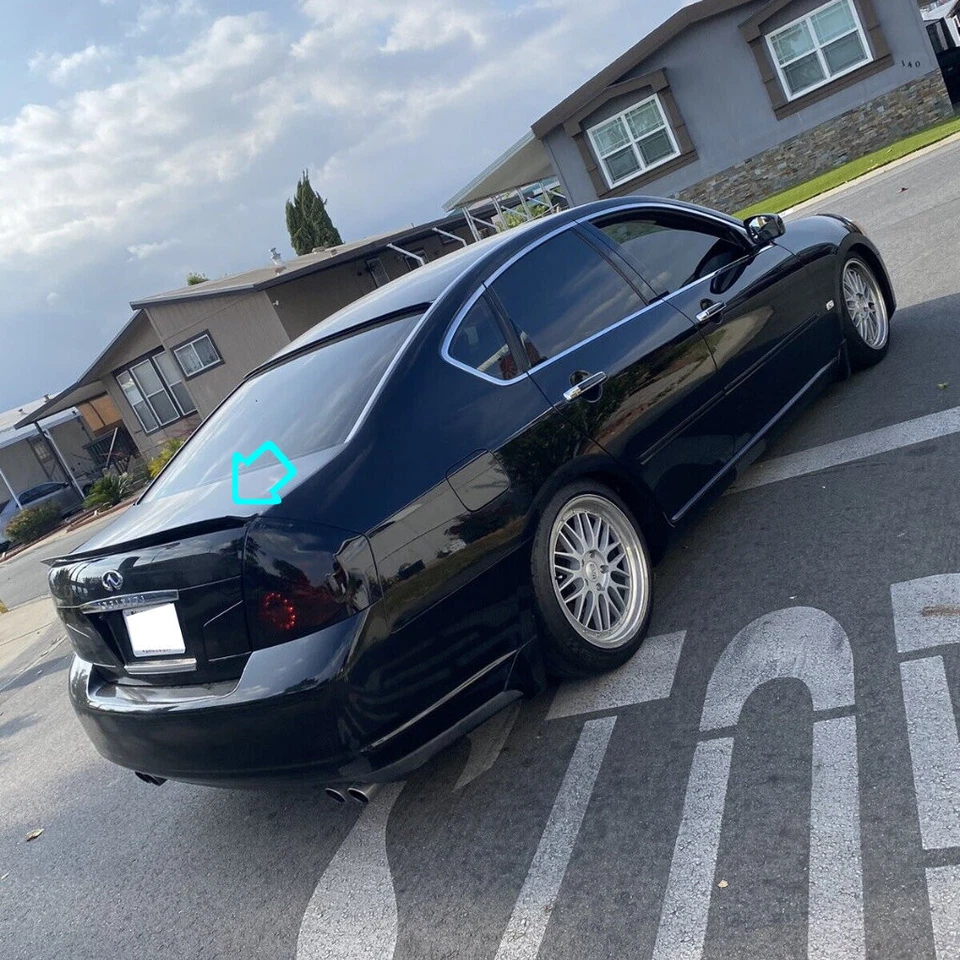 284B Rear Duckbill Trunk Spoiler Wing Fits 2006~2010 Infiniti M35x M45x Sedan - Изображение 3 из 4