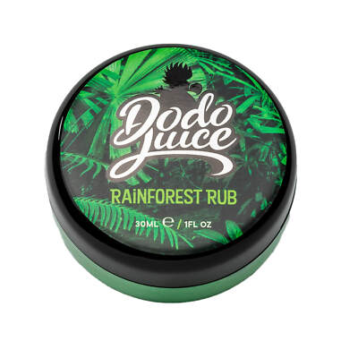 Dodo Juice Rainforest Rub Softwachs Carnaubawachs Wachsversiegelung 30ml