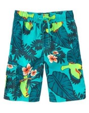 nwts sz 4 Gymboree Boys Bright and Beachy Tropical Swim Trunks Swimwear Swim