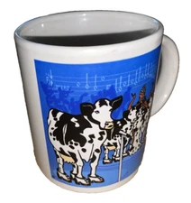 Sherwood Brands Moosical Cows Ceramic Mug 2003 Jazz Rhythm and Blues