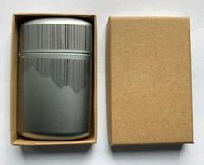 Portable Pocket Ashtray Smoke Tin Tool, Original Box Instructions