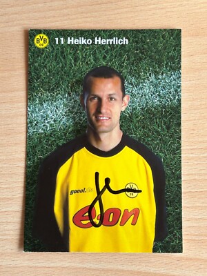 Carte Autographe Jörg Heinrich - Borussia Dortmund 2002-03 - Original Signée