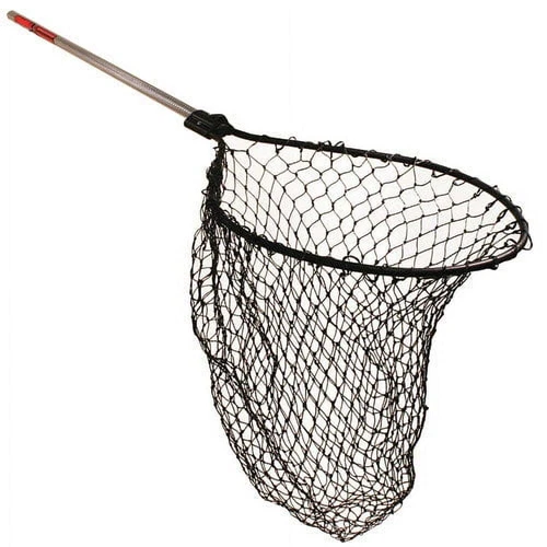 Landing Net, 21 x 25 Hoop , Poly Netting, 36 in Collapsable Handle