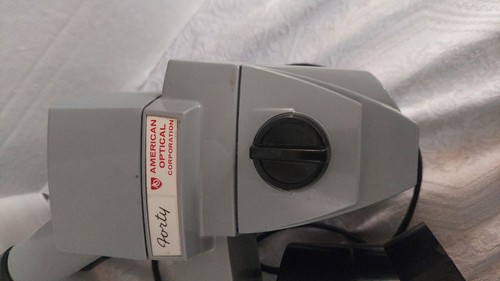 Vintage American Optical Forty Microscope AO Model 41 Thru 48 - 60 Cycles - Picture 11 of 14